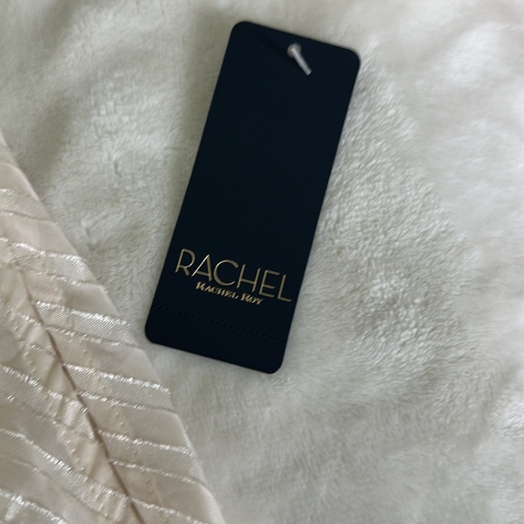 Rachel Cream Sheer Long Sleeve Blouse NWT - Picture 6 of 9